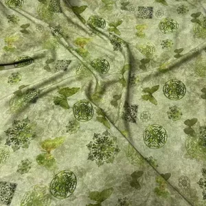 Jinxiangsi Gradient Nổi Bướm Hanfu Đầm Cotton Lụa Nhân Tạo Cotton Vải Sườn Xám Quần Áo Vải 4.25
