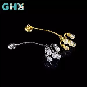 GHX Đèn chùm thu nhỏ Mô hình chiếu sáng Trang trí nội thất 1: 12 Nhà búp bê Nội thất Mini VN