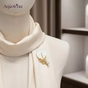 AqToCna - Trâm Cài Tóc Lông Với Pha Lê, Ngọc Trai và Zircon - Tôn up Vẻ Đẹp Cô Dâu và Quà Tặng