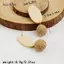 Bông tai gỗ handmade vintage AqToCna, đính hạt, thiết kế hình học, phù hợp phong cách Bohemian