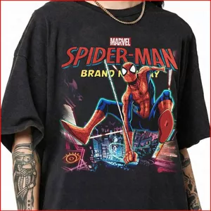 Áo Thun Cotton Dày Người Nhện Style Retro, Inspired by Tom Holland