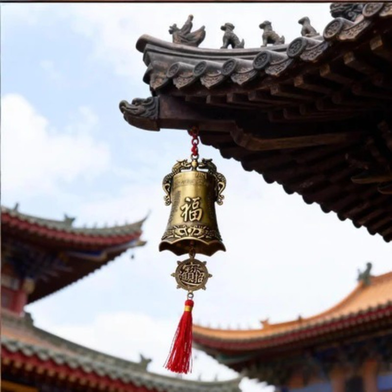 Chuông Đồng Phong Thủy – Trang Trí Nhà, Chùa, Du Lịch, Chiêu Tài Lộc, May Mắn & Bình An