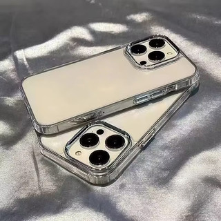 Ốp lưng Tpu mềm chống sốc đơn giản trong suốt cao Tương thích cho iPhone 16 11 14 15 Pro Max 17 13 12 Pro Max