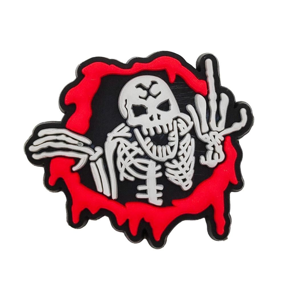 Set charm gắn dép cross KINH DỊ V2 , Nút gắn phụ kiện sticker trang trí dép cross CROSS TREND