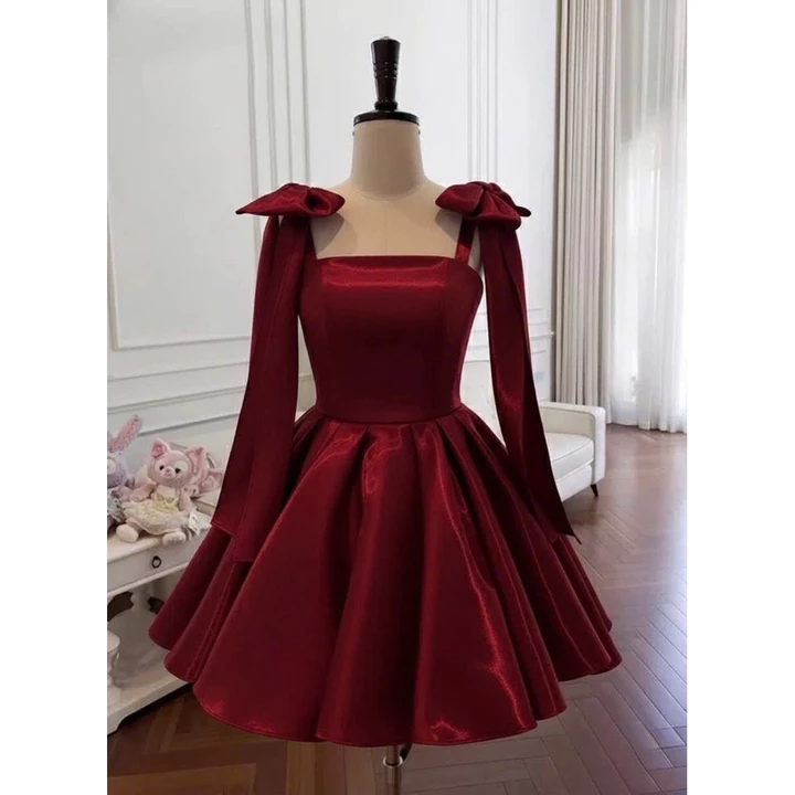 BEN FASHION DESIGN - ĐẦM TAPTA 3 MÀU XOÈ 2 DÂY NƠ VAI RỜI, ĐẦM ĐI TIỆC, ĐẦM ĐI CƯỚI, ĐẦM DIỆN TẾT, ĐẦM DỰ TIỆC CUỐI NĂM