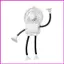Quạt Để Bàn Mini 3 Tốc Độ Hình Robot Hút Cốc Để Bàn Quạt Di Động Cho Văn Phòng Du Lịch Phòng Ngủ Cắm Trại Làm Việc lyuvn