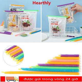 HEARLY 5 CÁI Kẹp niêm phong Dụng cụ làm lạnh gia đình bằng nhựa chất lượng tốt
