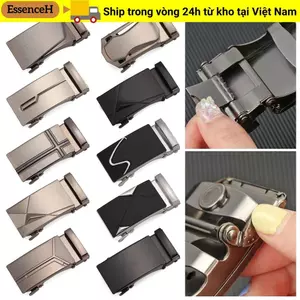 Khóa thắt lưng ESSENCEH, Khóa thay thế thắt lưng sắt có thể điều chỉnh, Phụ kiện kinh doanh Phụ kiện nam DIY