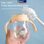 MAKY Bàn chải làm sạch có thể uốn cong Cốc chà sàn Kính lau nhà bếp Dụng cụ làm sạch tay cầm dài Chai uống nước Bàn chải làm sạch cốc thủy tinh VN