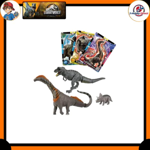 Takara Tomy Ania Jurassic World Land Titanosaurus DX Set Animal Dinosaur Toy for Ages 3 and Up