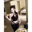 Phong cách Hot Girl Màu sắc tương phản Rỗng Dây đeo cổ nữ Mùa hè Váy hông gợi cảm Bộ đồ xẻ váy