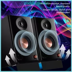 GODD Dễ Dàng Lắp Đặt Đế Loa Cho MR5BT Máy Tính Để Bàn Kim Loại Xây Dựng Chống Trượt Đáy Và An Toàn