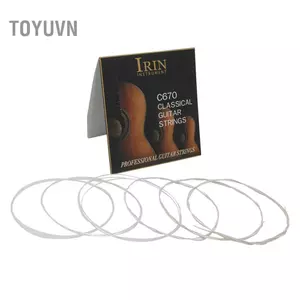 Toyuvn Toyuvn Fangzi C670 Dây Đàn Guitar Acoustic Cổ Điển Nylon Hợp Kim Đồng Mạ Bạc Vết Thương 6 Cái/bộ (.028-.043)