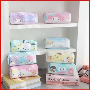BH2 Sanrio Kuromi Hello Kitty Hoạt Hình Túi Bảo Quản Sinh Viên Đa Năng Dung Tích Lớn Túi Văn Phòng Phẩm HB2
