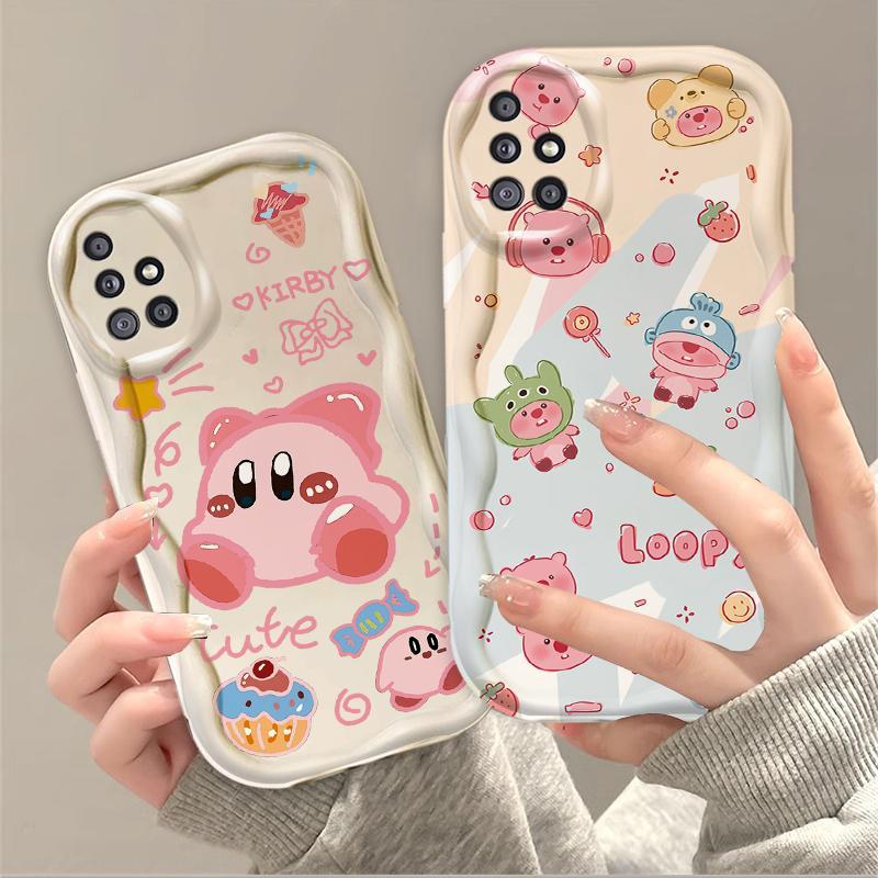 Thích hợp cho Samsung A51 A515F A31 4G 3D Girls Soft TPU Loopy Kirby Vỏ điện thoại chống sốc