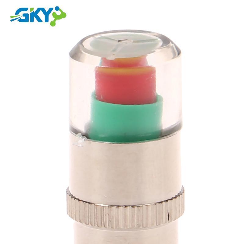 GKY 2 / 4 Chiếc Ô Tô Đo Áp Suất Lốp Xe Chỉ Báo Phát Hiện Van Bên Ngoài Loại Đa Năng Cảnh Báo Giám Sát Nắp Van Cảm Biến GKY