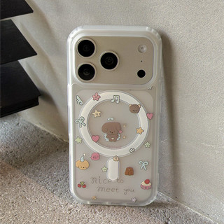 Ốp bảo vệ chân đế hình trái tim Cupid Puppy cho iPhone 11 12promax 13pro15pro 15promax 14 14promax 14pro 16 pro max 16 plus 17 17promax ốp lưng hai trong một