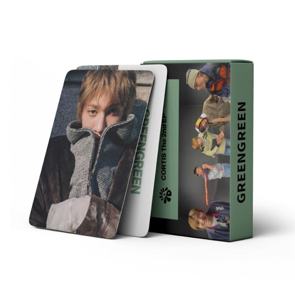 LINXX 55 CÁI CORTIS Bộ Lomo Cards GREENGREEN Album Kpop Boy Group Fan Collectibles Thần tượng Hàng hóa Quà tặng ngày lễ cho người hâm mộ