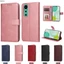 Ốp lưng cho Huawei Nova 12 Nova 12 Pro Mới Sang Trọng Ví Lật Cổ Điển Da Màu Trơn Bảo Vệ Toàn Diện Vỏ Điện Thoại Chống Sốc