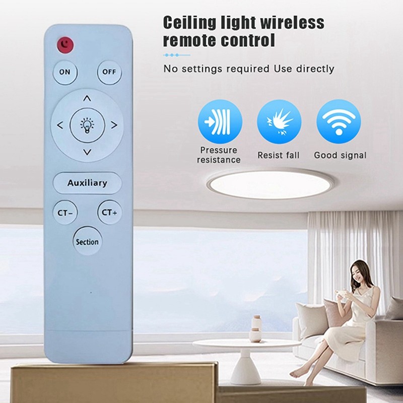 Điều khiển từ xa cho đèn quạt LED hồng ngoại Điều chỉnh độ sáng vô cấp cho phòng trần cho đèn pha trần