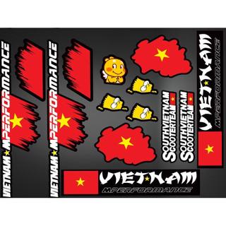 BỘ STICKER TEM DÁN PHUỘC,DÁN HÔNG XE,DÁN ĐA VỊ TRÍ