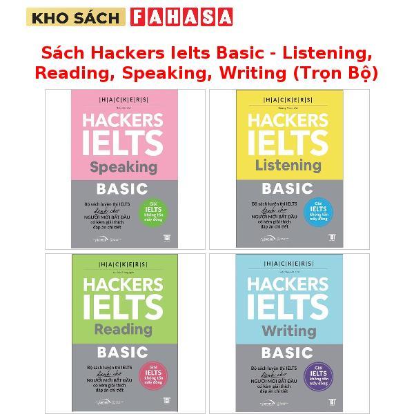 Sách Hackers Ielts Basic - Listening, Reading, Speaking, Writing