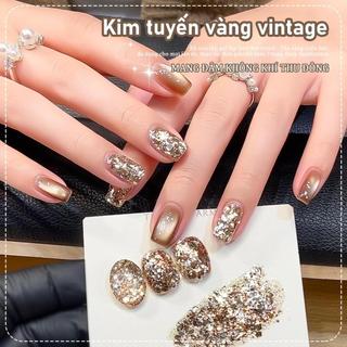 Sơn Móng Tay Gel Lấp Lánh Phong Cách Old Money Bán Chạy Mùa Thu Đông 2026 Siêu Trắng Lấp Lánh Rực Rỡ Siêu Nhẹ