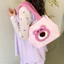 GC2 Mới Dễ Thương Stitch Dâu Gấu Túi Xách Phong Cách Đa Năng Dung Tích Lớn Đi Lại Túi Tote CG2