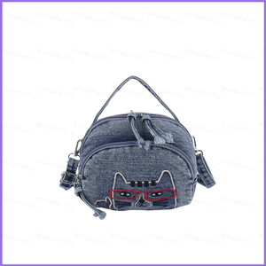 SQ11 2026 Túi Đeo Vai Denim Phong Cách Hàn Quốc Phong Cách Đa Năng Túi Tote Đi Lại Dung Tích Lớn