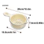 Linh hồn| Giỏ thoát nước hai lớp Thoải mái Grip Colander Giỏ thoát nước hai lớp có tay cầm – Dụng cụ lọc trái cây rau củ đa năng cho bồn rửa nhà bếp cho Đông Nam