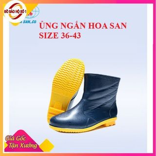 ( NHIỀU SIZE )Ủng Đi Mưa Người Lớn - Ủng Ngắn Làm Bếp Làm Vườn - Ủng Bảo Hộ Lao Động SIZE 36-43