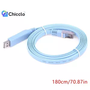 1.8M USB Sang RJ45 USB Sang RS232 Serial Sang RJ45 CAT5 Console Adapter Dây Cáp Đẹp