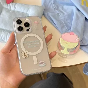 Đơn giản tiếng Anh áp dụng iPhone 16pro trường hợp hút từ iPhone 1514P nhỏ 13ins gió