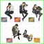 HT3 Tấn Công Titan Anime Hình Đồ Chơi Mô Hình Acrylic Đứng Tấm Giá Đỡ Sanrio Eren Mikasa Levi Trang Trí Nhà Bộ Sưu Tập G