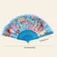 Quạt tay ren CATMALLER88, Quạt trang trí họa tiết hoa Quạt gấp, Thời trang có thể gập lại Vintage Quạt cầm tay Đạo cụ sân khấu