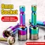 WANYEDI 1 / 5 Ổ cắm đầy màu sắc, Tay tuốc nơ vít khí nén 8mm có độ cứng cao, Ổ cắm tác động loại kẹp chống mài mòn đa năng cho tuốc nơ vít khí nén
