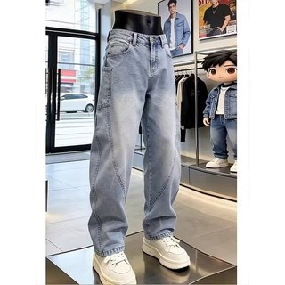 Quần Jeans Nam CGF Dáng Rộng Tẩy Màu Xanh Nhạt Phong Cách Thời Trang Trẻ