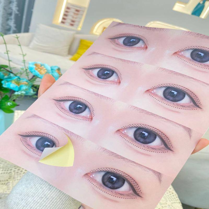 HFSHY 8/40 cái dụng cụ tập luyện lông mi, mô phỏng hình dạng mắt VN