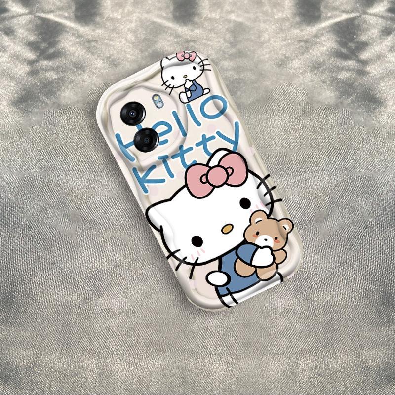 Thích hợp cho OPPO A5X A6 Pro A6X 4G 5G 3D Thẩm Mỹ Mềm TPU Kitty Rilakkuma Vỏ Điện Thoại Chống Sốc