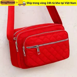 Túi đeo chéo SNUGHOUSE, Túi đeo vai đơn giản, Túi Messenger nhỏ bền bỉ dành cho nữ