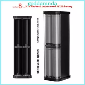 Ốp lưng GODD 8Slot 21700 Vỏ trong suốt Hộp sạc nhanh USB