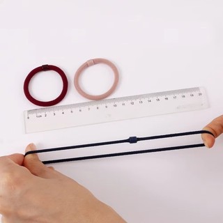 MIKYCO 5 CÁI Scrunchies, Trang trí kiểu tóc Phối màu Dây buộc tóc, Dây buộc tóc dệt kim đàn hồi cao đa năng dành cho nữ Cô gái