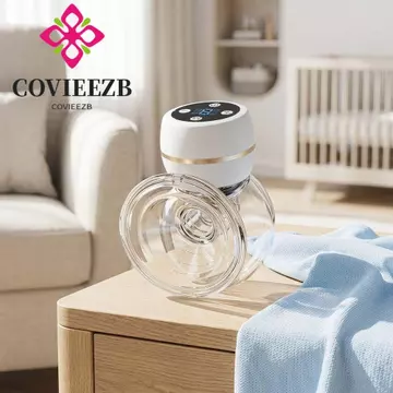 Máy hút sữa điện COVIEEZB, Màn hình LED Tuổi thọ pin dài hơn Máy hút sữa rảnh tay, Máy bơm có thể đeo được Tiếng ồn thấp hút sữa im lặng 9 cấp độ Chăm sóc sau sinh