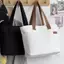 NS Mới Vải Tote Túi Dành Cho Nữ Dung Tích Lớn Túi Đeo Vai Đơn Lớp Học Sinh Đi Bộ Mang Túi Nữ Thường Ngày Túi Xách NS