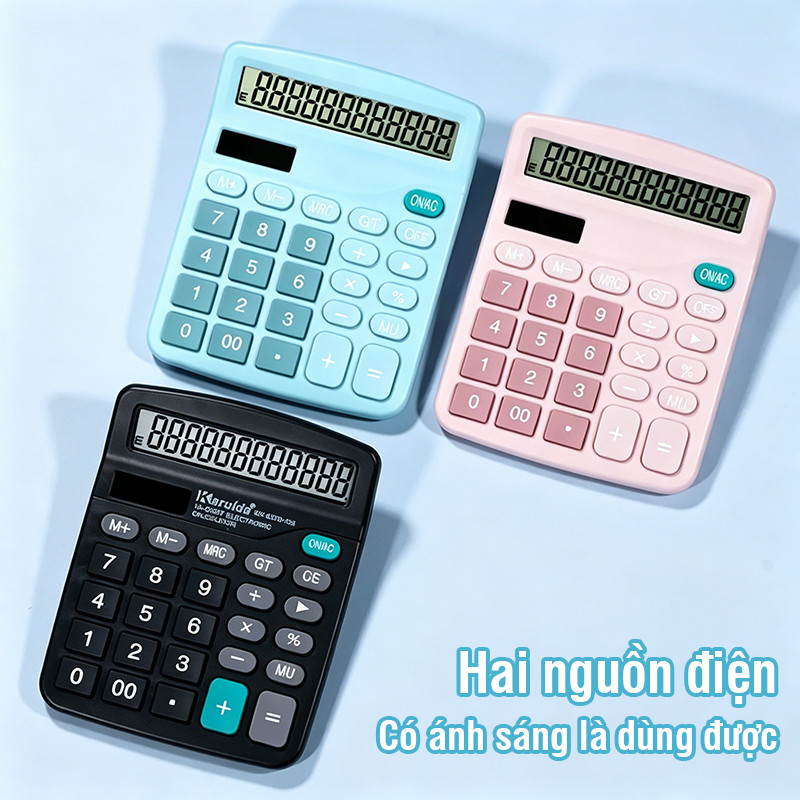 Máy Tính Cầm Tay Máy Tính Bỏ Túi Văn Phòng Phẩm Học Sinh Giá Tốt Kế Toán Phím Bấm Nhạy Năng Lượng Mặt Trời Thời Trang