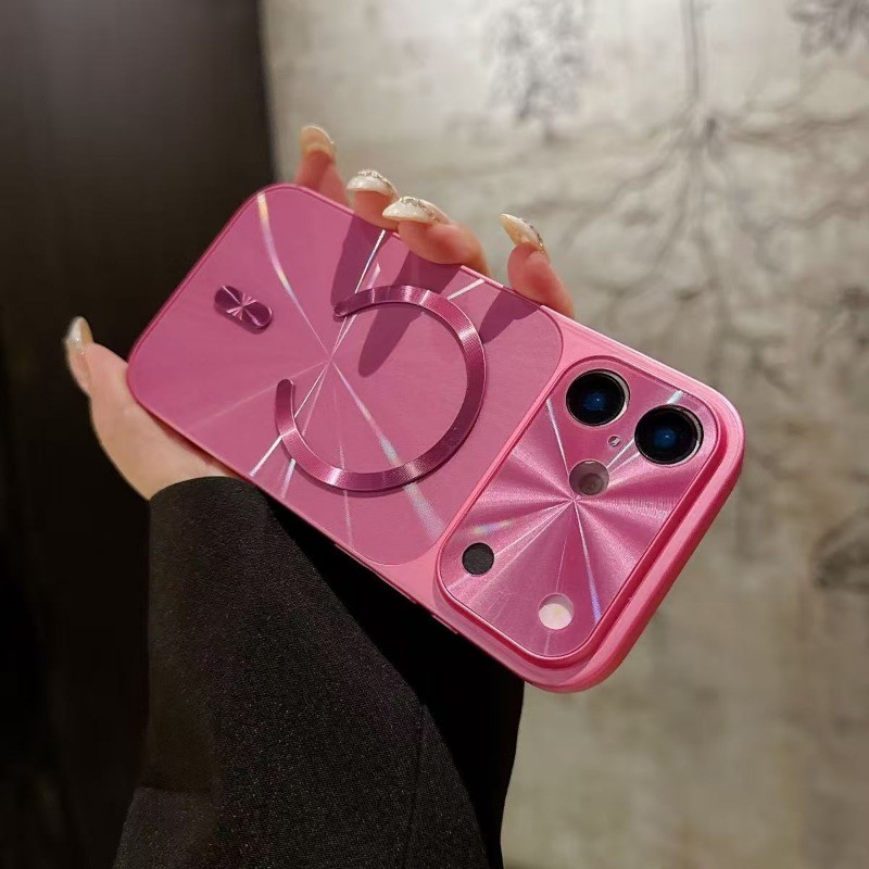 Luxury Laser Aurora Từ Tính Tức Thì 17 Ốp lưng Cứng Thích Hợp Cho iPhone 17 16 15 14 13 Pro Max Ốp lưng Không Khí