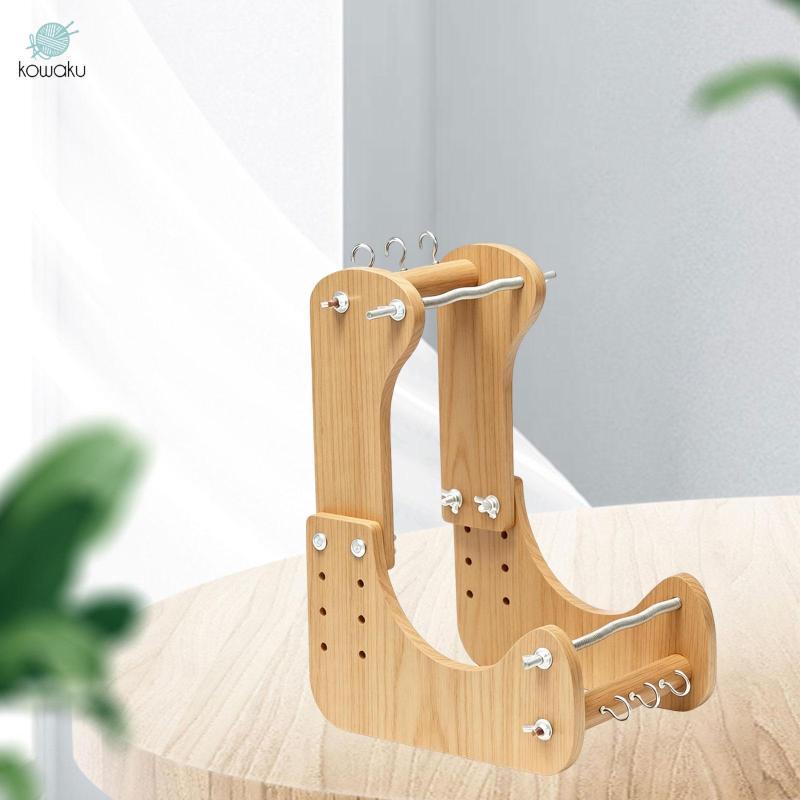 Máy dệt hạt đứng điều chỉnh dễ dàng, hạt gỗ DIY cho vòng tay vui nhộn, phù hợp nam và nữ