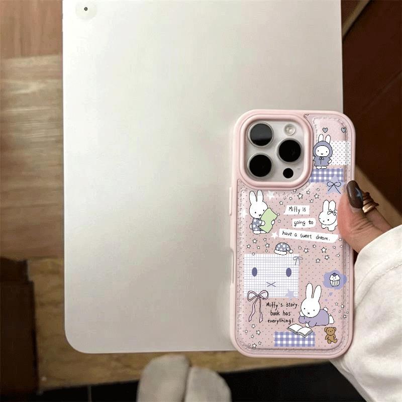 Tiểu tử Phi Cư  Đối với iPhone 15Pro14plus urường hợp đơn giản và dễ thương 1617