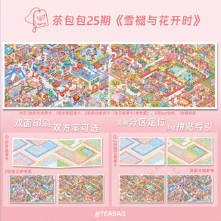 Túi Trà 24.0 + 25.0 Series Cảnh Quan Dán Tranh Street View DIY Ba Chiều Cabin Cảnh Dán Tranh Cảnh