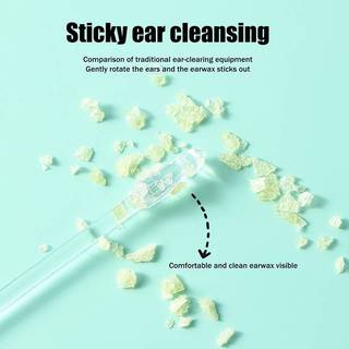 SAFENH 24 Cái / hộp Máy Đào Tai Stiy Dùng Một Lần Pi Máy Làm Sạch Tai Có Thể Tái Sử Dụng Dụng Dụng Cụ Tẩy Sáp Tai Mềm Cho Người Lớn Tuổi Trẻ Em VN